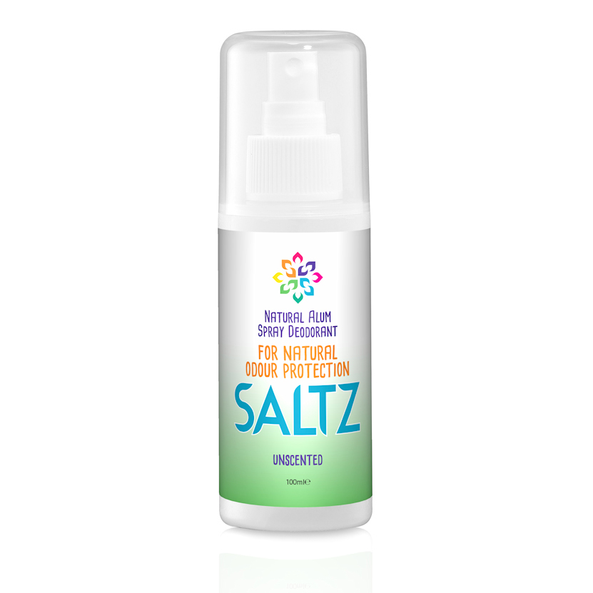 SALTZ Crystal Alum 100% Natural Organic Deodorant Spray - 100ml